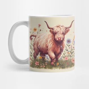 Cottagecore Aesthetics Vintage Cow Mug